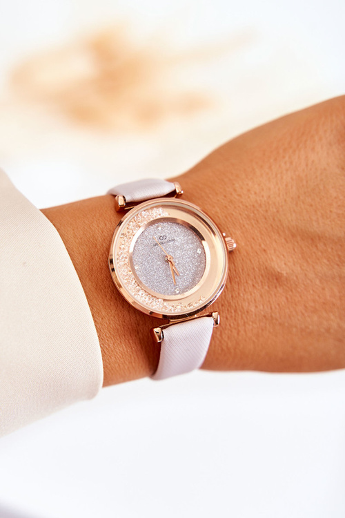 Жіночий годинник із блискучим циферблатом Giorgio&Dario Grey