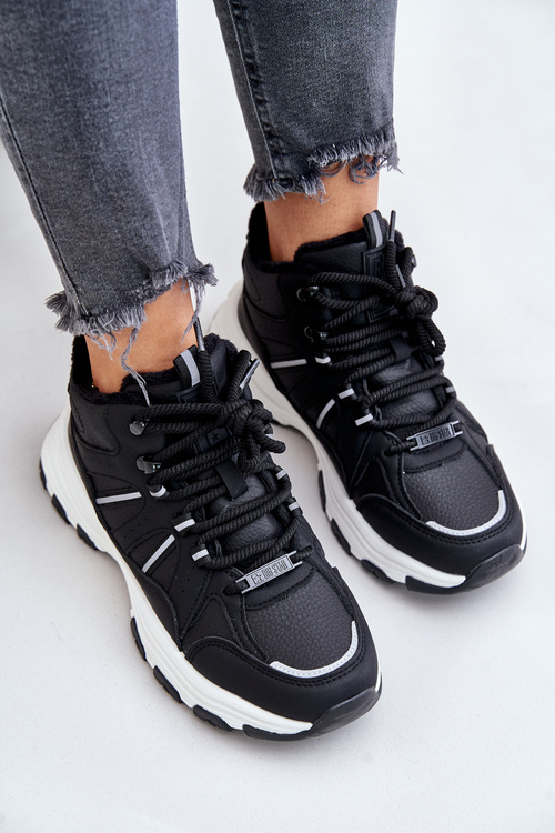 Теплі жіночі кросівки Big Star OO274A160 Чорні