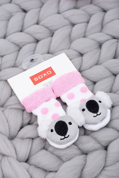 Дитячі шкарпетки з брязкальцем Koala Bear Soxo