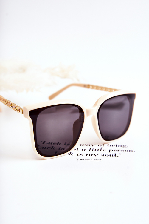 Жіночі сонцезахисні окуляри V130035 Білі