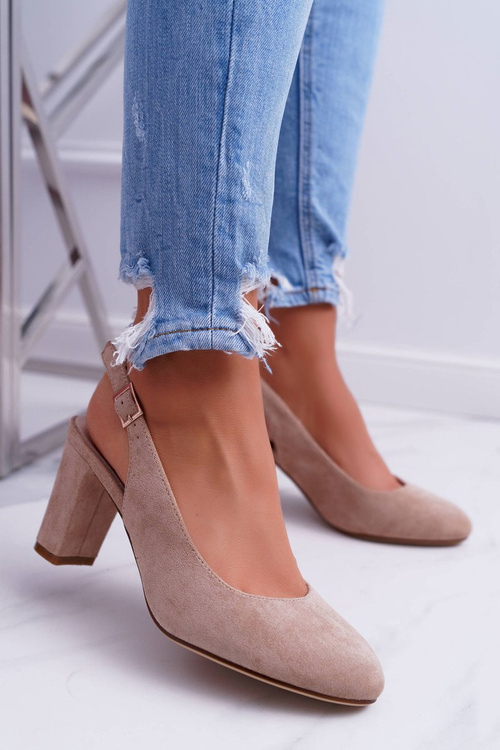 Жіночі туфлі на шпильці Sergio Leone SK788 Beige Lati