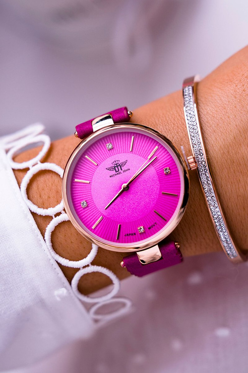 Жіночий годинник Michael John Fuchsia Narsen