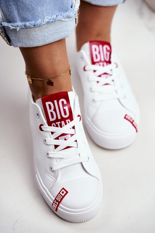 Жіночі шкіряні кросівки BIG STAR EE274302 Білі