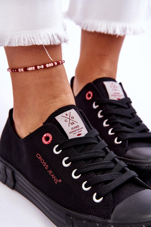 Класичні жіночі кросівки Cross Jeans LL2R4051 Чорні