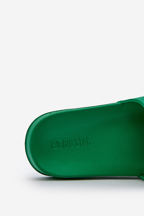 Чоловічі зелені шльопанці Big Star NN174650