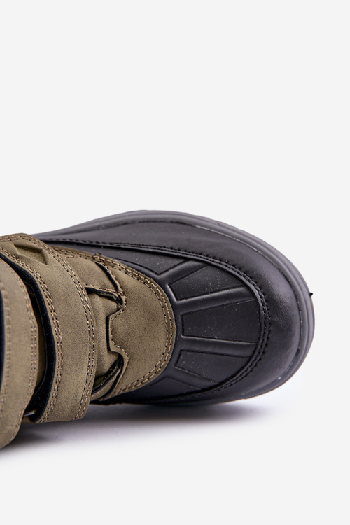 Утеплені зимові черевики для хлопчика Lee Cooper LCJ-23-01-2058 зелені