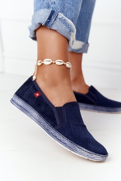 Ажурні еспадрільї Sole Big Star HH276004 Navy Blue