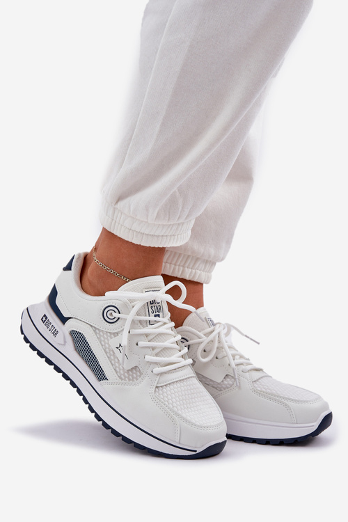 Спортивне Взуття Кросівки Жіночі Big Star NN274A103 HI-POLY SYSTEM Біло-Морський