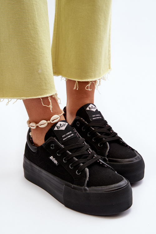 Жіночі кросівки на платформі Lee Cooper LCW-24-31-2180 Чорні