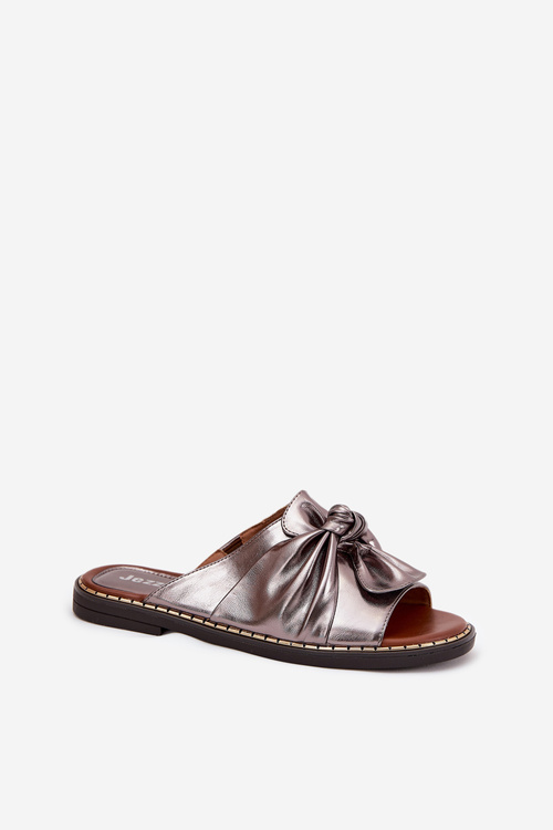 Жіночі Сандалі На Плоскій Підошві Графітові Nelvira