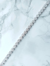 Жіночий браслет-ланцюжок Срібні кристали Nephretete