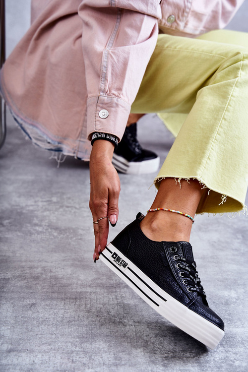 Низькі жіночі кросівки Big Star KK274015 Чорні