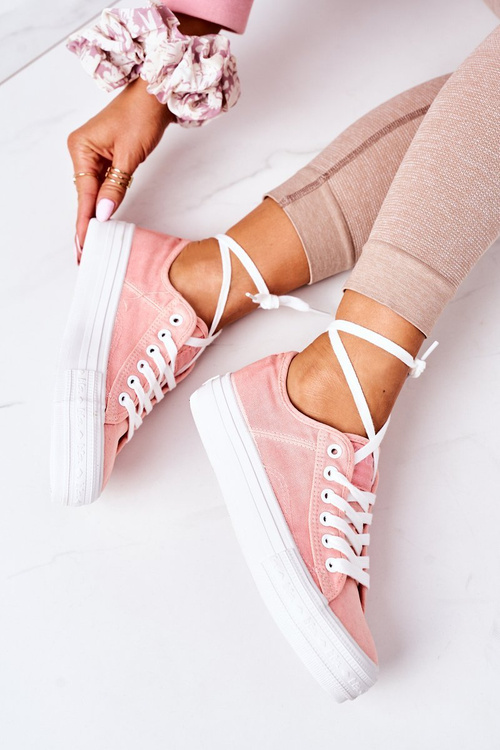 Жіночі кросівки на платформі Lee Cooper LCW-21-31-0125L Coral