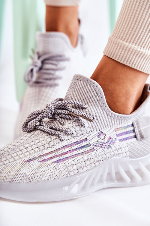 Жіноче спортивне взуття, сліпони сірі Rokko