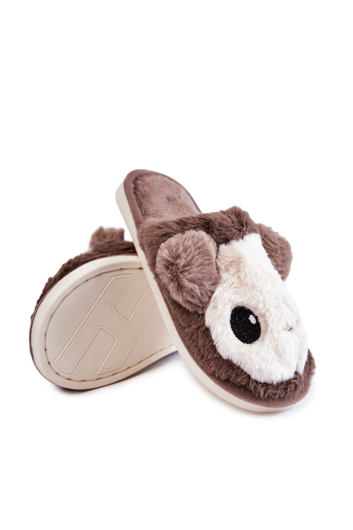 Дитячі хутряні сліпони Brown Alize