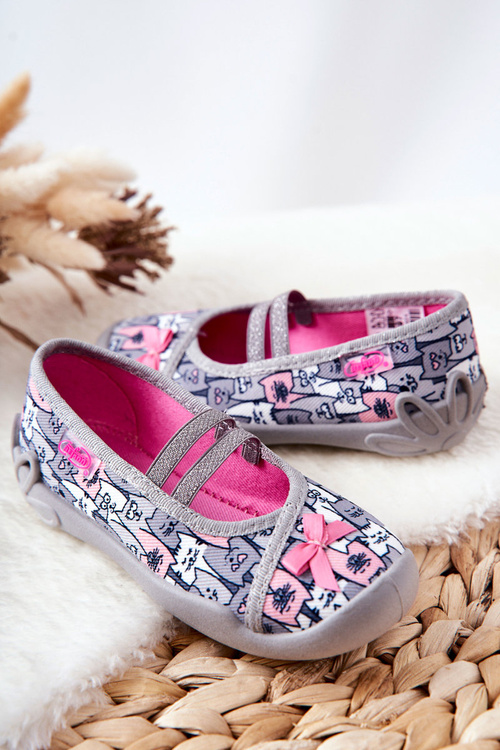 В'єтнамки Ballerinas Befado Cats 116X297 Grey