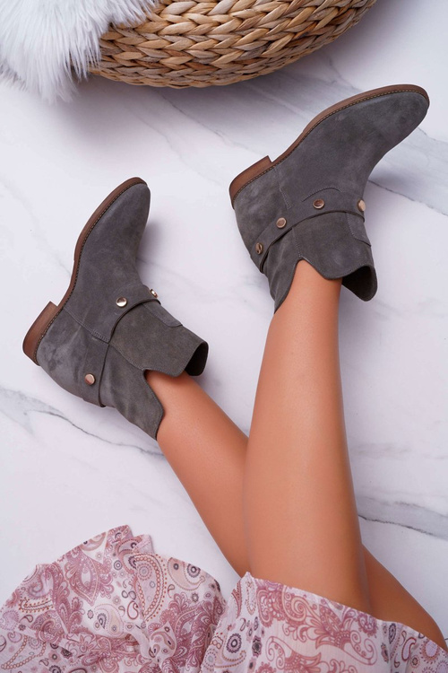 Жіночі черевики Laura Messi 1890 Leather Suede Olive Darmah