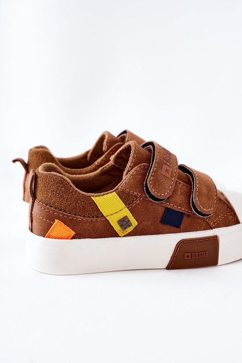 Дитячі кросівки на липучці Big Star II374017 Camel