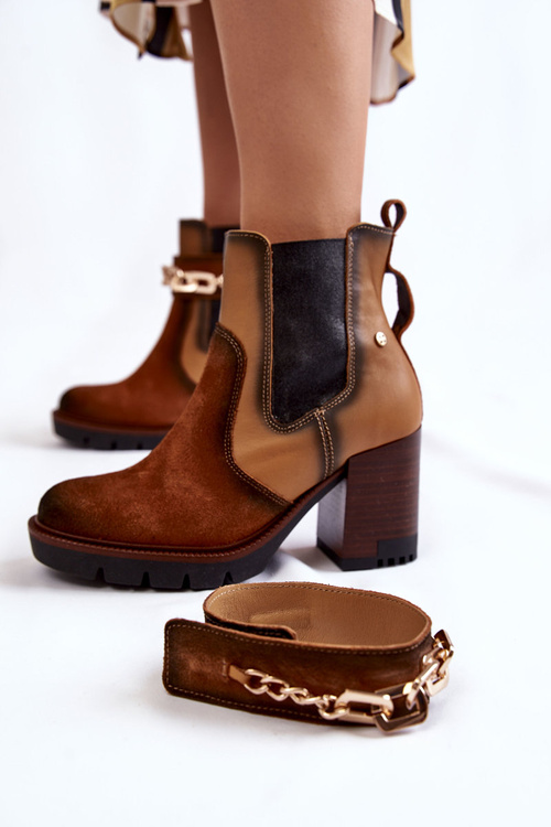 Жіночі шкіряні чоботи Maciejka 05781-29 Red