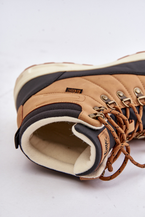 Утеплені чоловічі туристичні черевики коричневі Lee Cooper LCJ-24-03-3035M