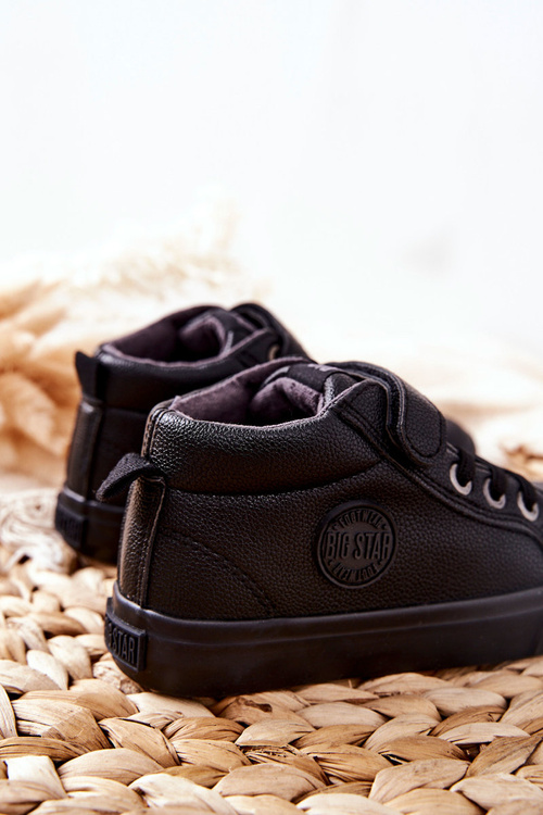 Високі дитячі кросівки Big Star EE374001 Чорні