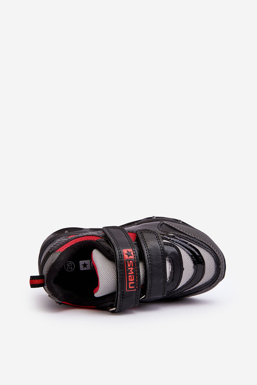 Дитяче шкіряне спортивне взуття біло-рожева Loopsy