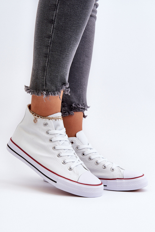 Класичні білі жіночі тенісні туфлі Socerio