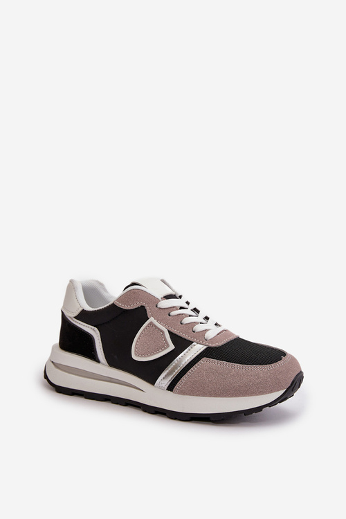 Жіночі кросівки з блискітками чорні Velaniela