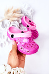 Дитячі поролонові тапочки Crocs Фуксія Юпітер