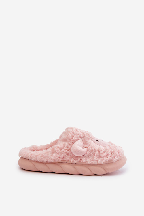 Жіночі пухнасті тапочки з мотивом овець, рожева Фея