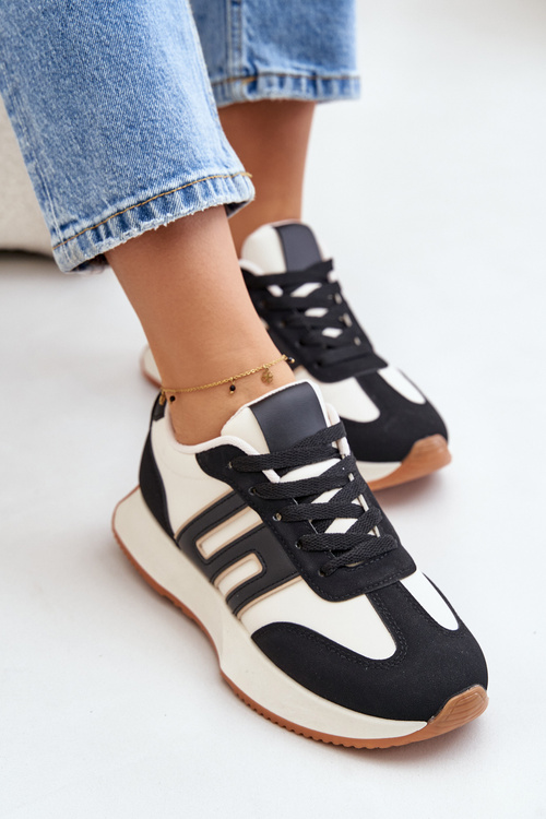 Кросівки Спортивне взуття на платформі жіночі чорні Thari