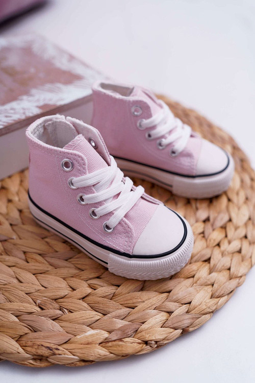 Дитячі високі кросівки Pink Filemon
