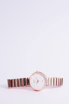 Жіночий годинник Ernest Claudie Pink Gold White Dial