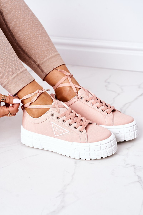 Жіночі кросівки на платформі Рожеві Big City Life