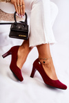 Жіночі човники Sergio Leone Maroon Suede Orsola