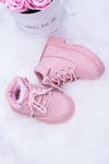 Дитячі утеплені черевики Trapper Powder Pink Dexter