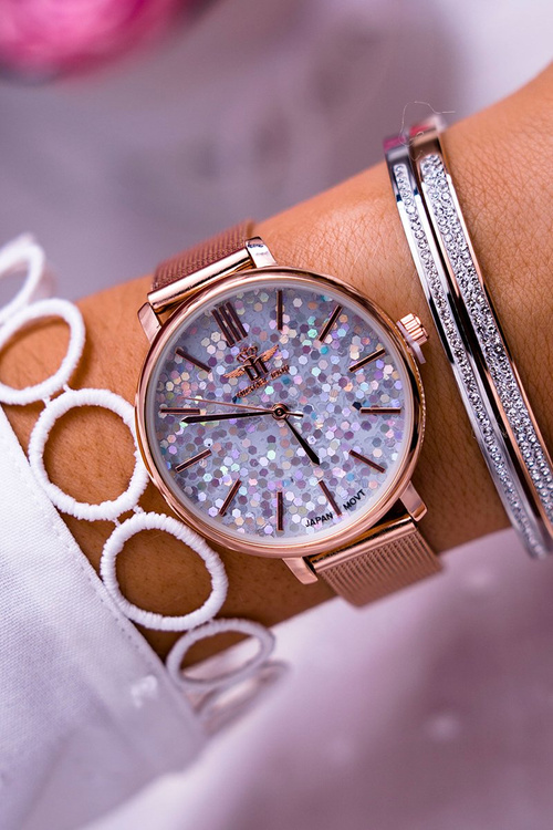 Жіночий годинник Michael John Pink Gold Eneli