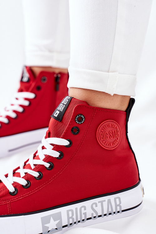 Високі кросівки на платформі Big Star II274018 Red