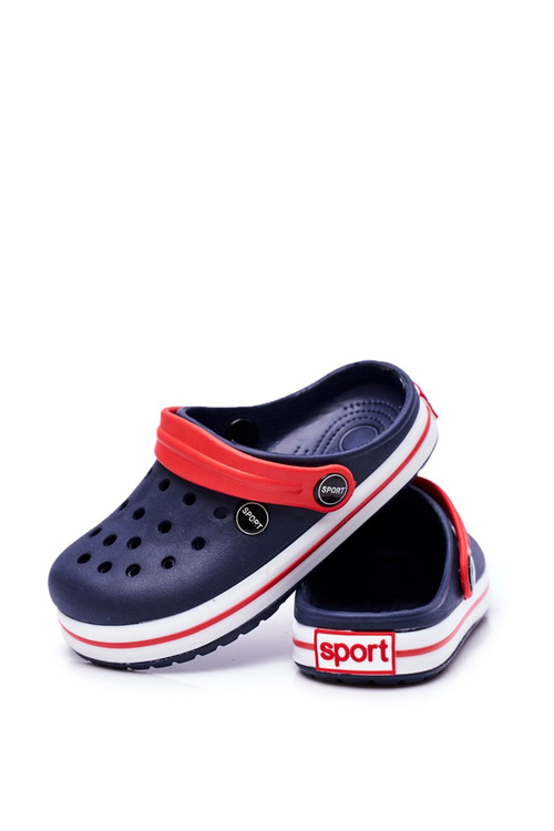 Дитяче взуття, гірки для дівчинки та хлопчика Crocs Navy