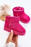 Дитячі утеплені зимові черевики Pink Gooby