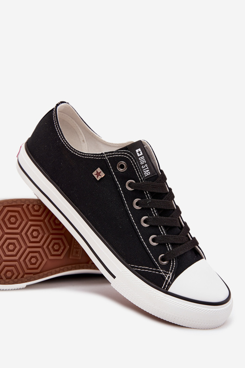 Чоловічі Низькі Тканинні Кросівки Big Star DD174504 Чорні