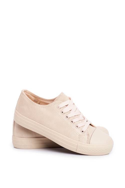 Жіночі замшеві кросівки бежеві El Paso