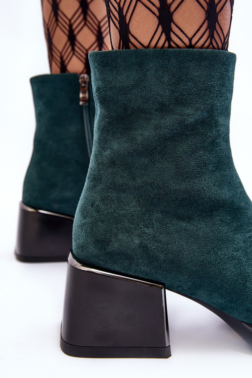 Замшеві чоботи On Massive Block SBarski MR870-70 Green