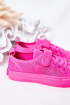 Дитячі кросівки з сіткою BIG STAR HH374019 Фуксія