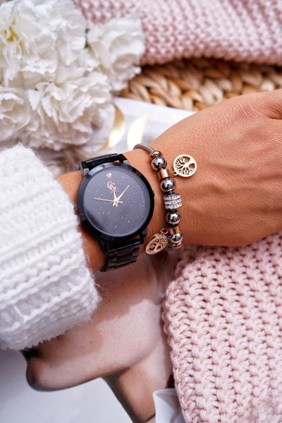 Жіночий браслет-ланцюжок Дерево життя Рожеве золото Gothal