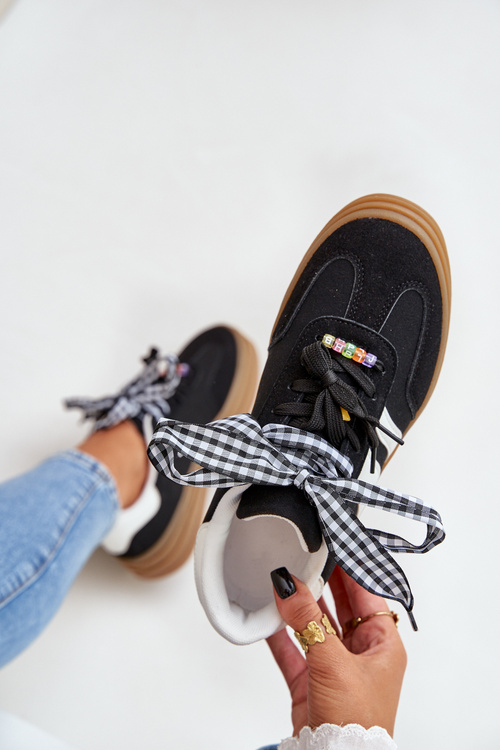 Кросівки Жіночі З Припінками Чорні Jariana