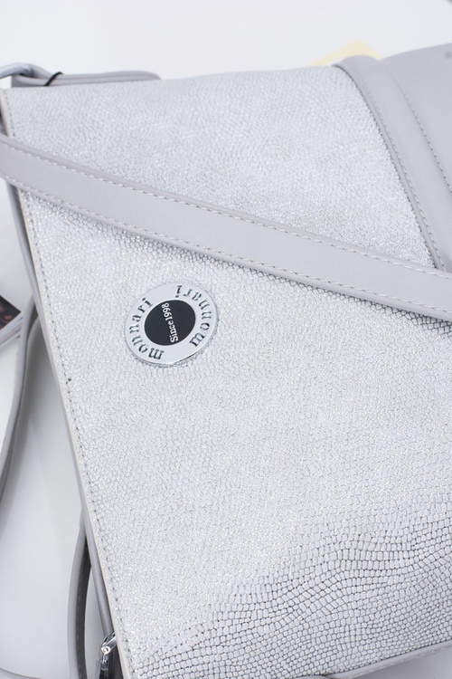 Жіноча сумочка Silver Grey Letter Bag