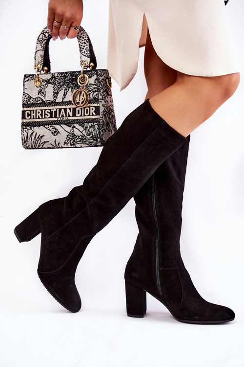 Жіночі черевики на плоскому ходу Laura Messi Leather Black 1415