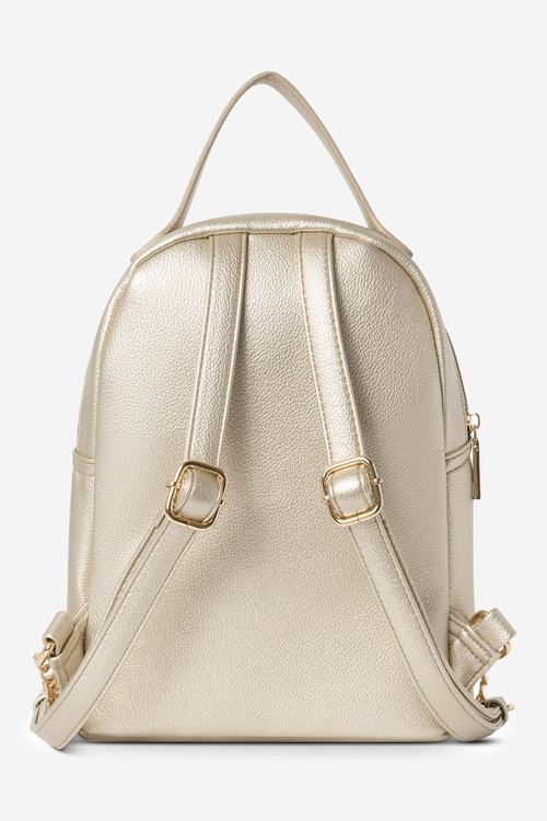 Жіночий маленький рюкзак з еко шкіри NOBO BAGP230-K023 Gold