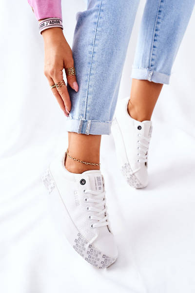 Жіночі кросівки на платформі BIG STAR II274181 Білі